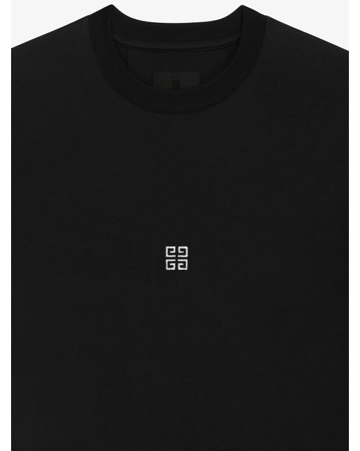T-shirt slim in cotone di Givenchy in Black