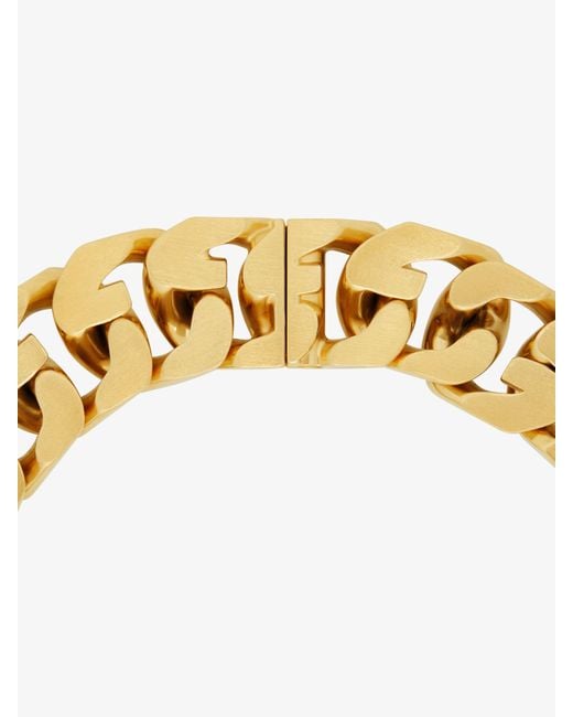 Givenchy Metallic Medium G Chain Necklace
