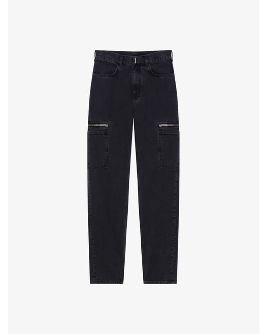 Givenchy Blue Cargo Pants for men