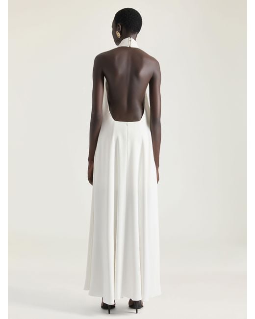 Givenchy Natural Halterneck Evening Dress
