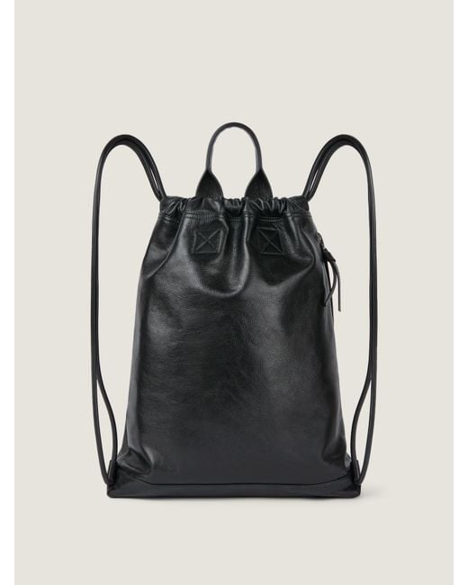 Givenchy Black Antigona Stamped Backpack In Grained Shiny Leather for men