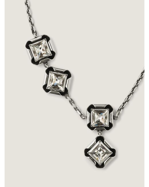 Givenchy Natural Deconstructed Crystals Necklace
