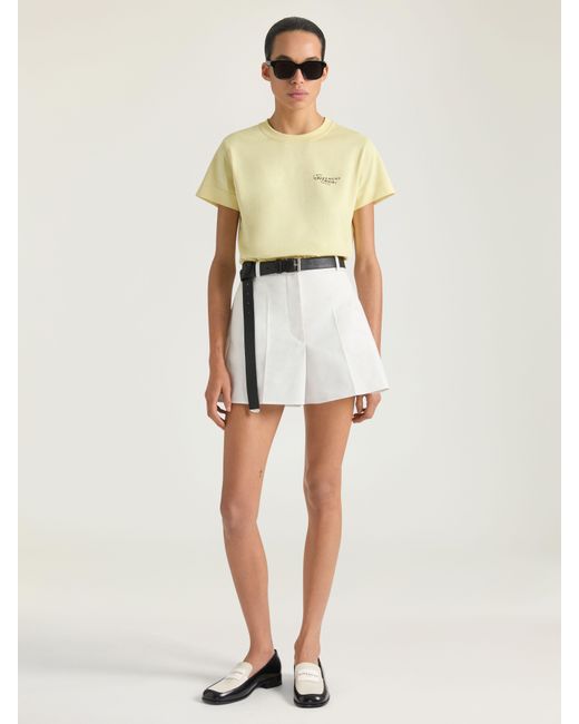 Givenchy Natural Pleated Back Shorts