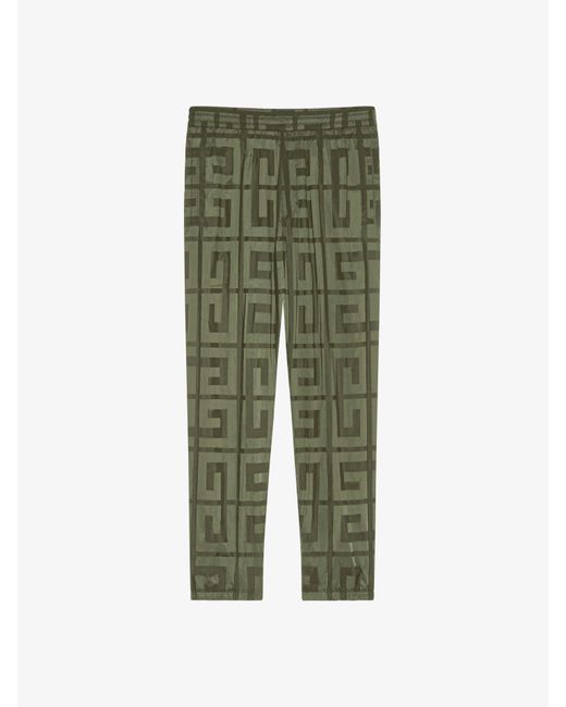 Givenchy Green 4g jogger Pants for men