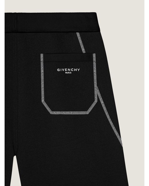 Givenchy Black Couture Seam Bermuda Shorts for men