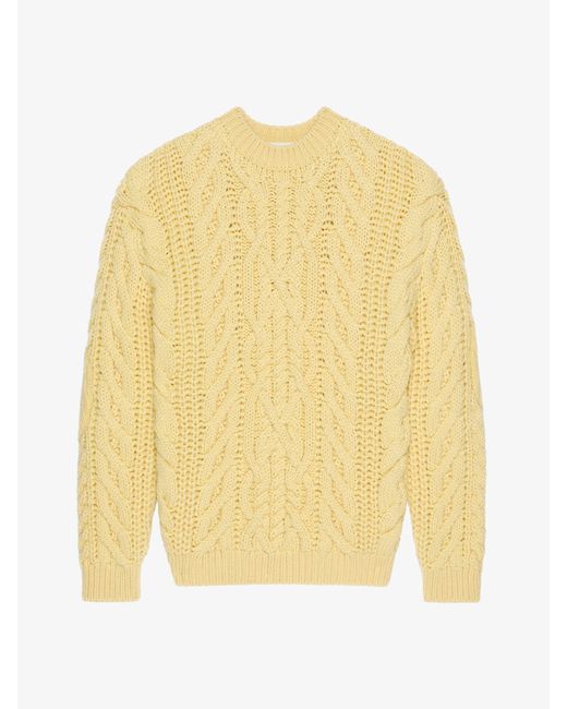 Givenchy Yellow Oversized Sweater