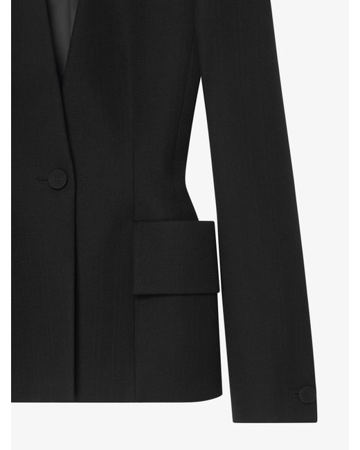 Givenchy Black Fitted Jacket