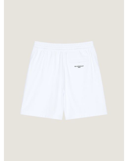 Givenchy White Couture Seam Bermuda Shorts for men