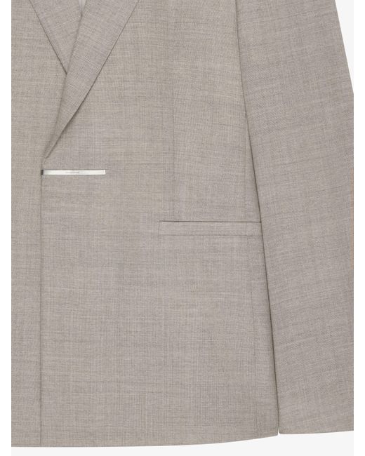 Givenchy Gray Slim Fit Jacket for men