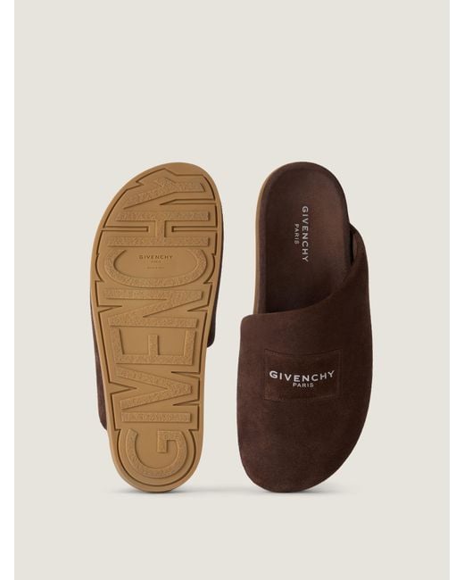 Givenchy Brown Puffy Mules for men