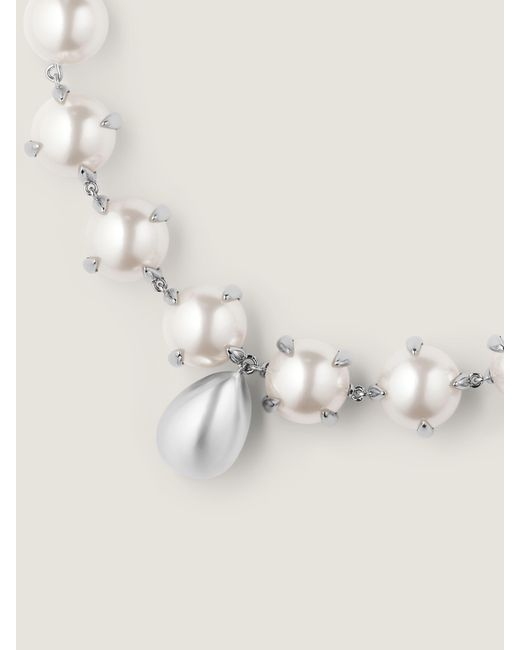 Givenchy Natural Spiky Pearl Necklace