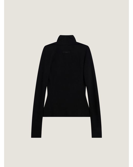 Givenchy Black Draped Sweater
