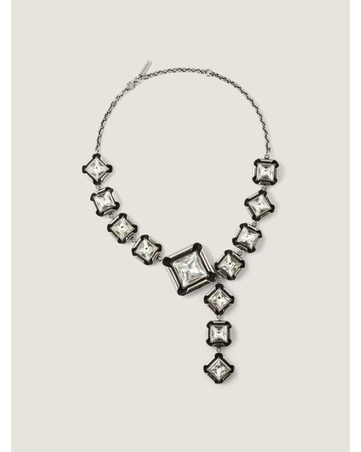 Givenchy Natural Deconstructed Crystals Necklace