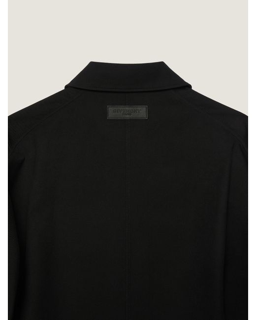 Givenchy Black Couture Seam Overshirt for men