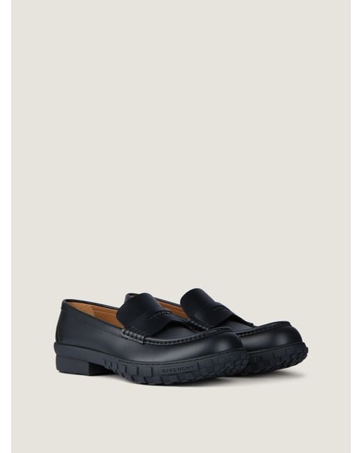 Givenchy Blue Echo Loafers for men