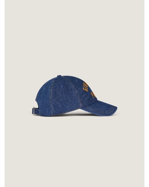 Givenchy Blue Embroidered Cap for men