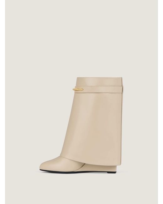 Givenchy Natural Shark Pinch Ankle Boots