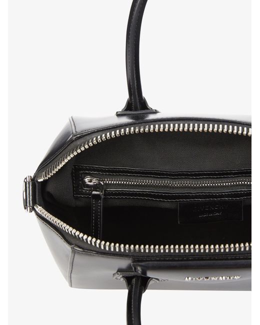 Sac Antigona mini en cuir Box Givenchy en coloris Black