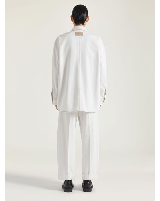 Givenchy White Cotton Overshirt for men
