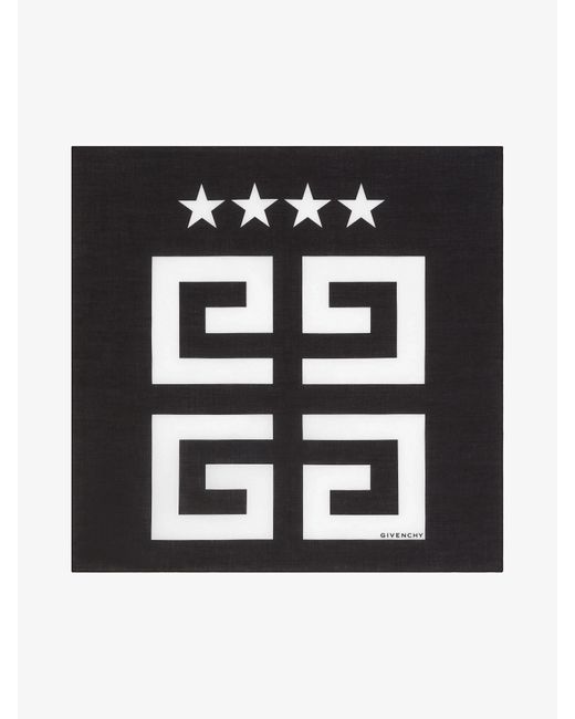 Givenchy Black 4G Stars Shawl for men