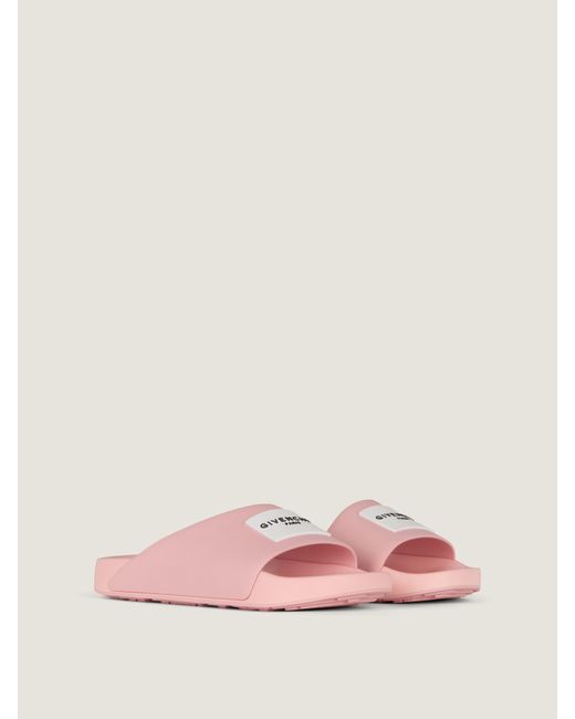 Givenchy Natural Label Slide Mules