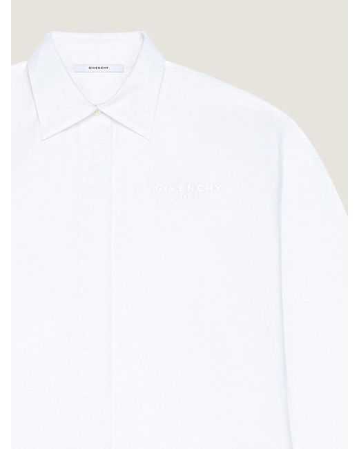 Givenchy White Cocoon Shirt