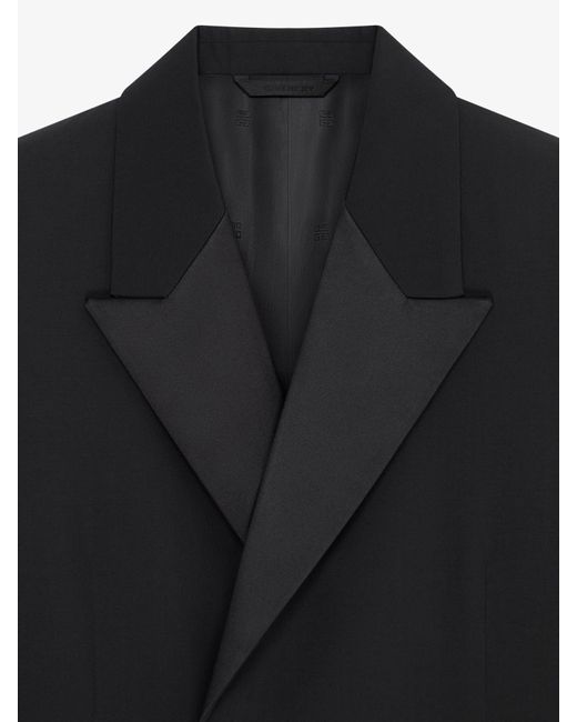 Veste très ajustée en laine Givenchy pour homme en coloris Black