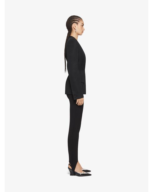 Pantalon fuseau en sergé Givenchy en coloris Black