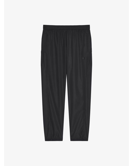 Givenchy Black Tracksuit Pants With 4g Detail for men