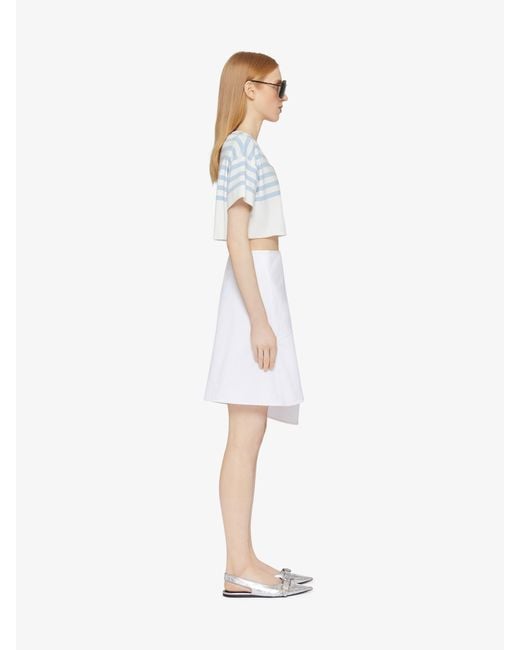 Givenchy White Wrap Skirt