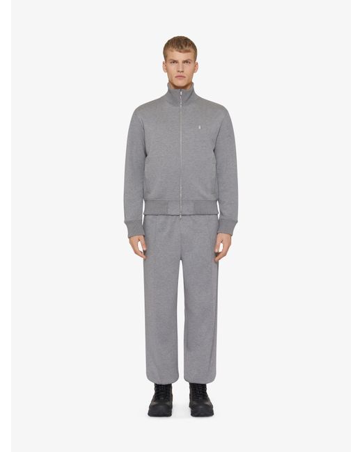 Giacca sportiva in tessuto garzato con dettaglio 4G di Givenchy in Gray da Uomo