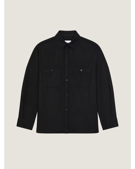 Givenchy Black Couture Seam Overshirt for men