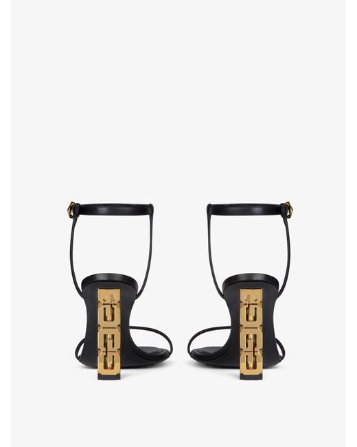 Givenchy White G Cube Sandals