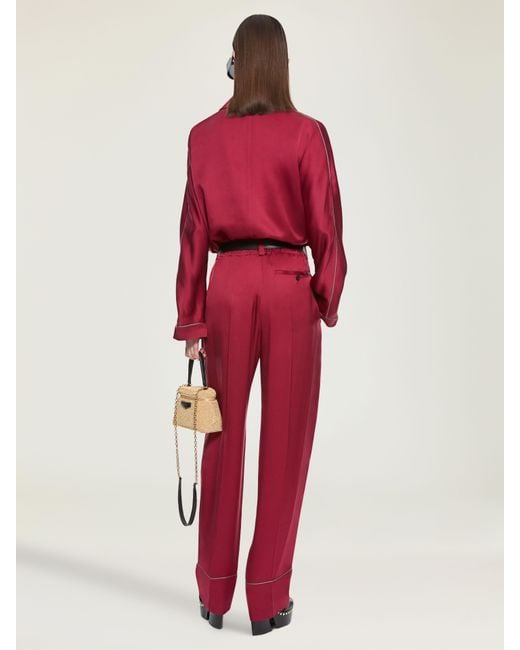 Givenchy Red Pyjama Pants