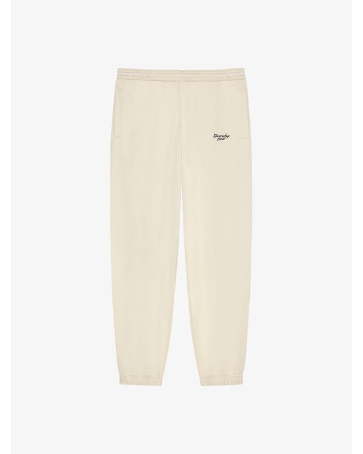 Givenchy White 1952 Jogger Pants for men