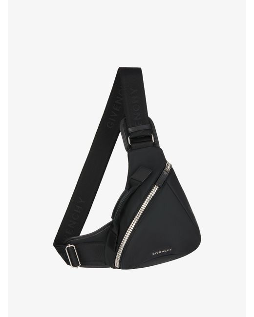 Sac G-Zip Triangle petit modèle en nylon Givenchy pour homme en coloris Black