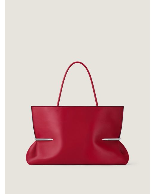 Givenchy Red Pinch Squeezed Horizontal Tote Bag