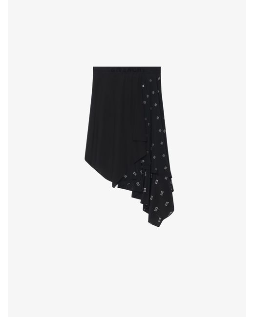 Givenchy Black Asymetric Skirt