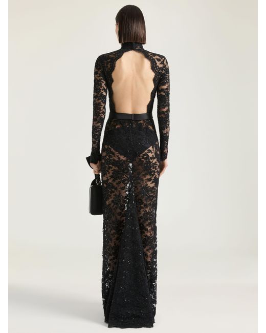 Givenchy Black Long Evening Dress