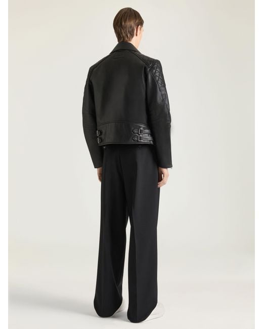 Givenchy Black Zipped Biker Blouson for men
