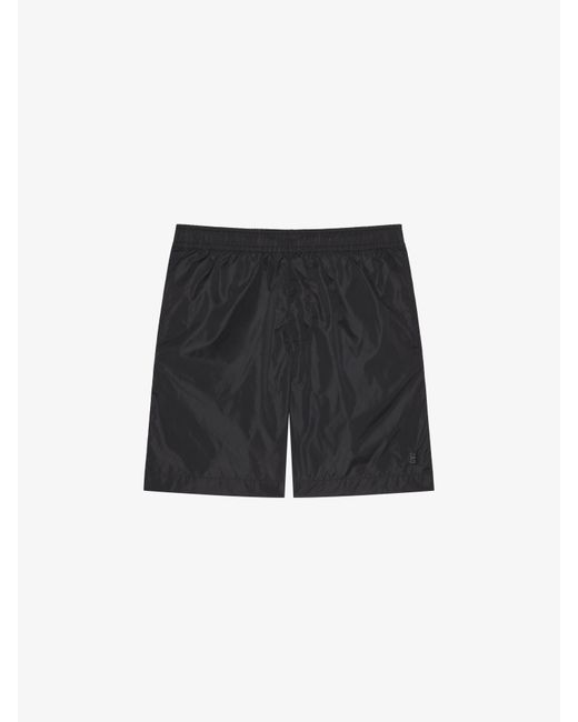 Givenchy Black Swim Shorts With 4G Detail for men