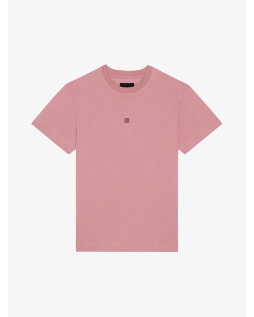 Givenchy Pink Slim Fit T-Shirt for men