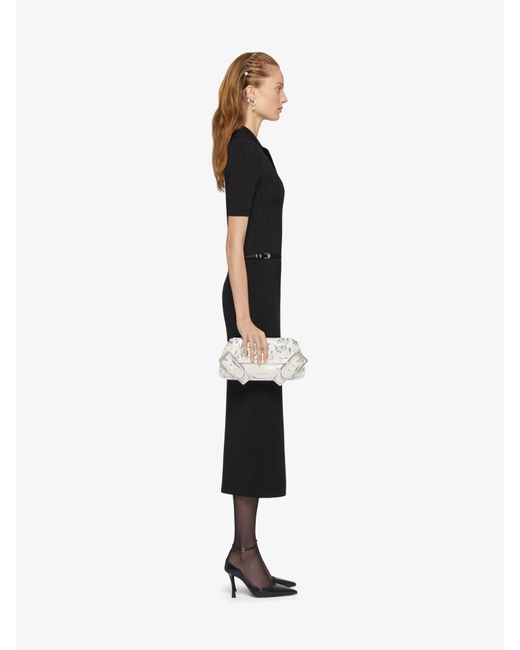Givenchy White Voyou Shoulder Flap Bag