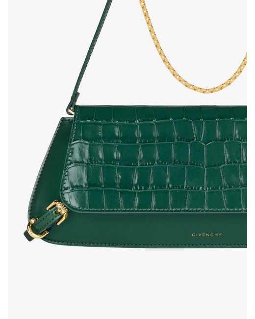 Givenchy Green Voyou Clutch Bag