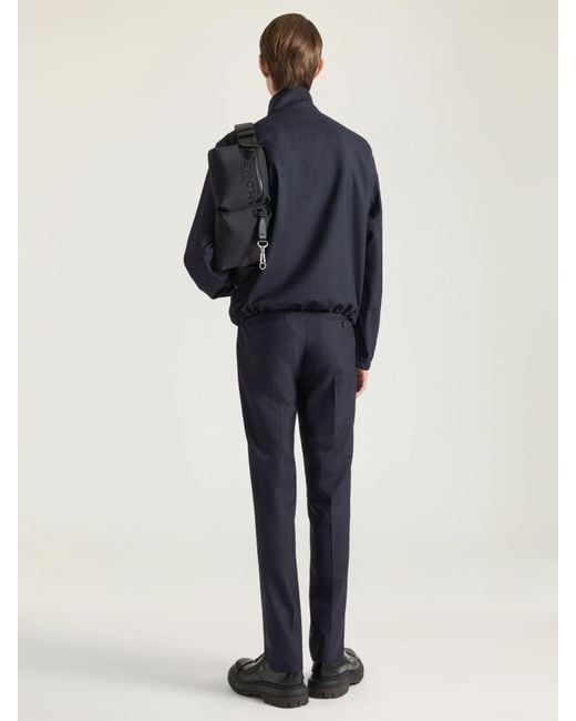 Givenchy Blue Striped Blouson for men