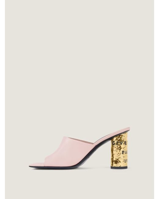 Givenchy Natural Tape Heeled Mules