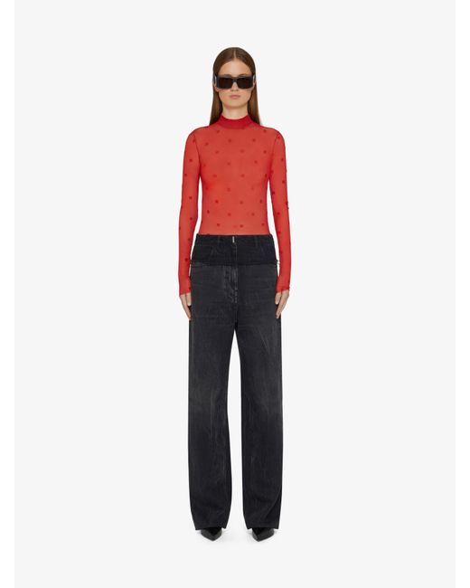 Givenchy Red Bodysuit