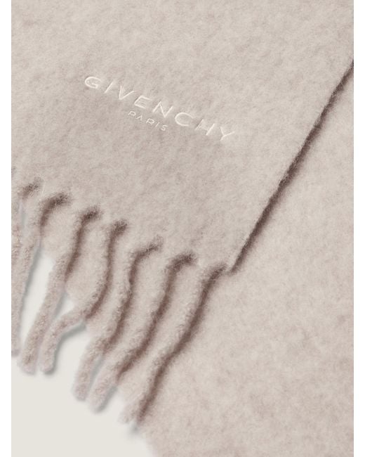 Sciarpa oversize in alpaca di Givenchy in White