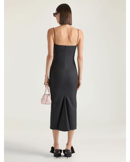 Givenchy Blue Sliced Midi Dress
