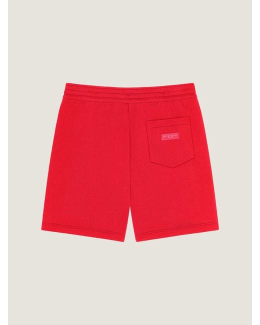Givenchy Red Bermuda Shorts for men